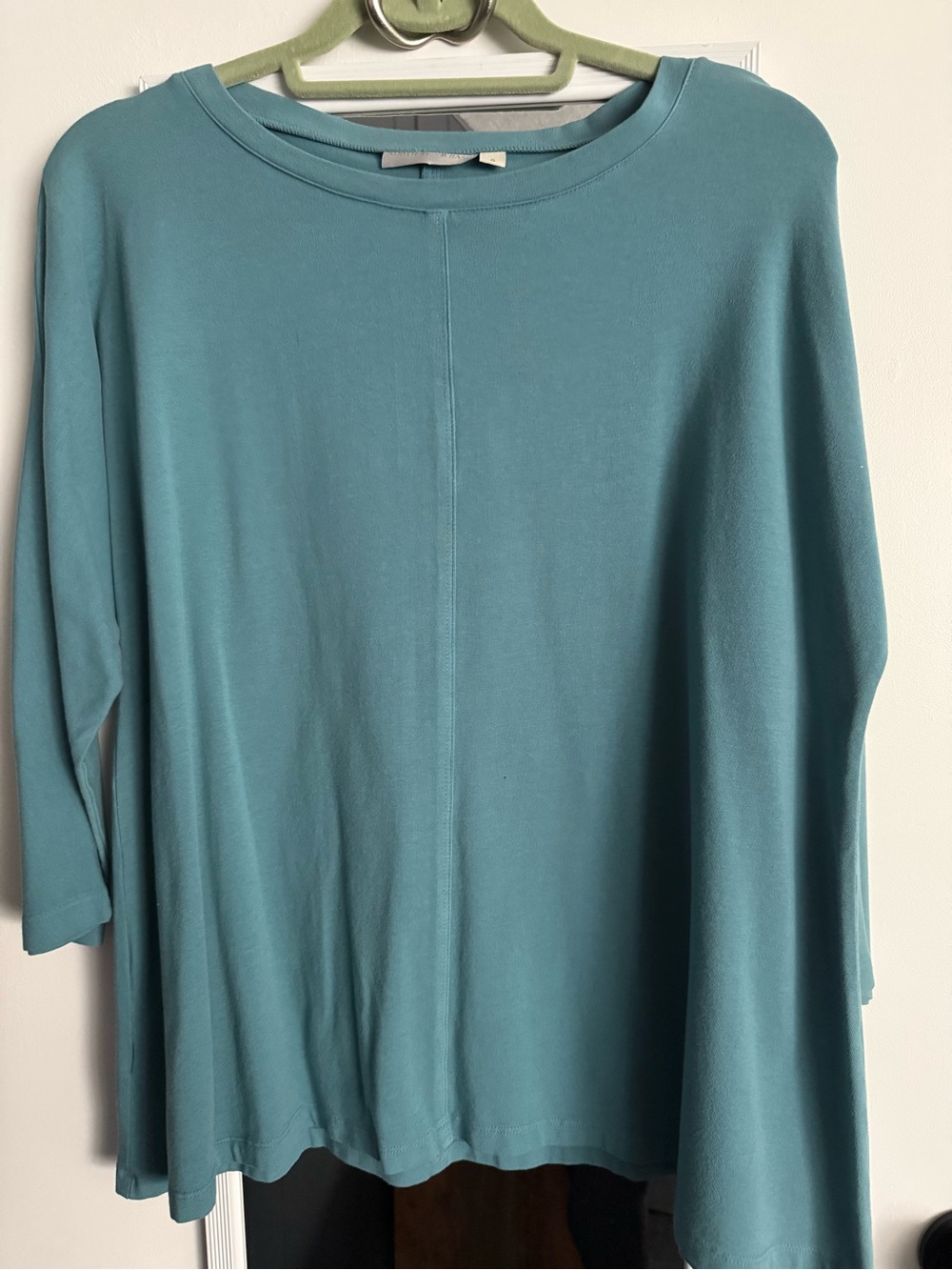 Relaxed Teal Women's Long-Sleeve Top Size S
